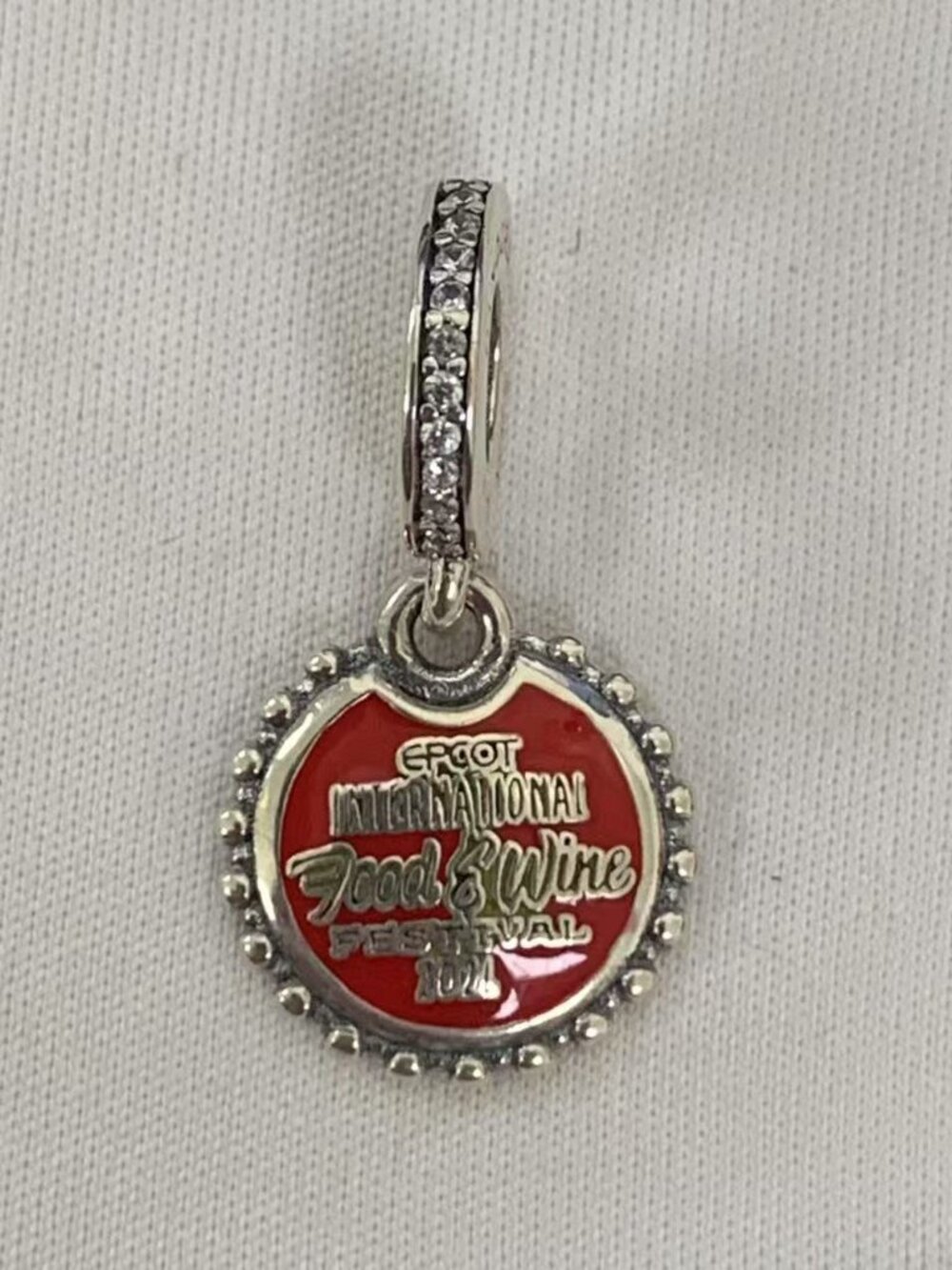 Pandora 2024 Disney Wine Festival Charm Pendant, S925 Silver Jewelry